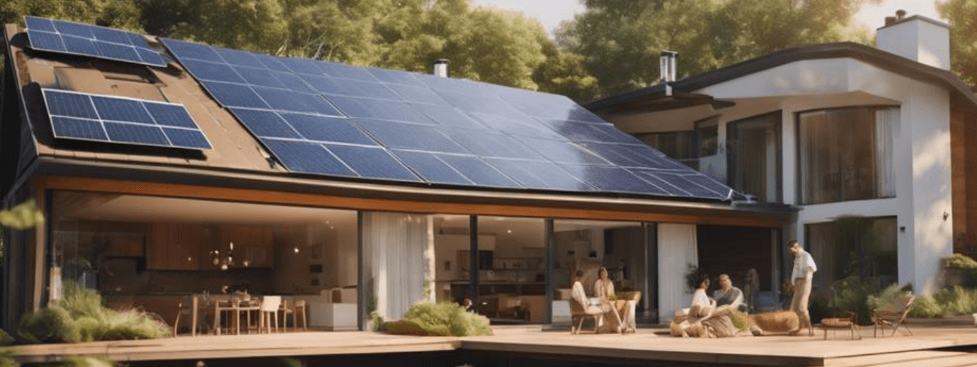 eco friendly home designs using solar panels on roof