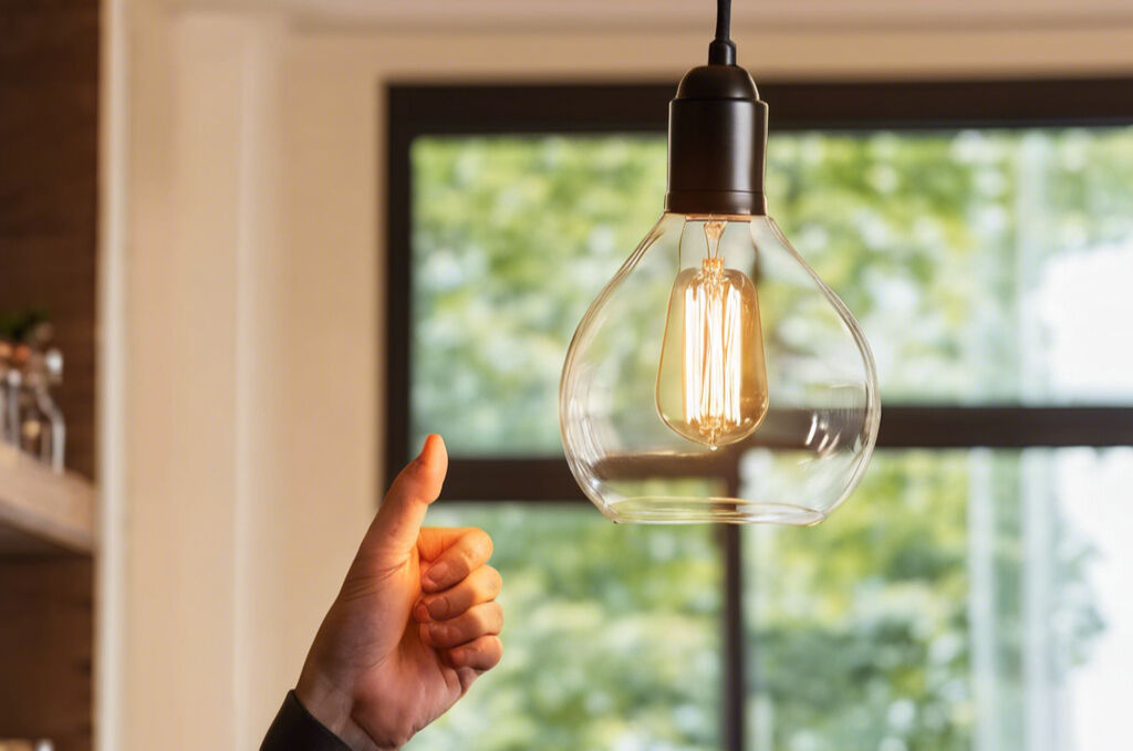 Thumbs up to light saving utility bills