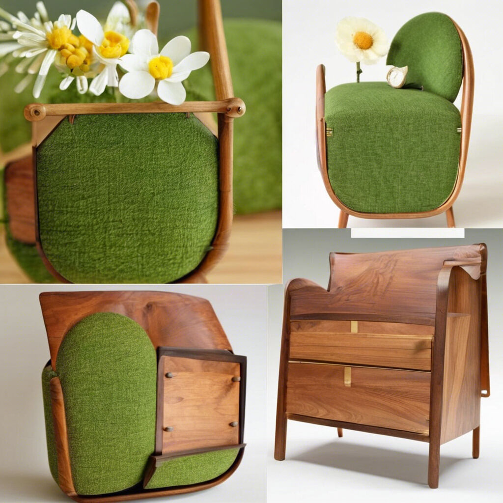 upcycled furnishings and decor with chairs