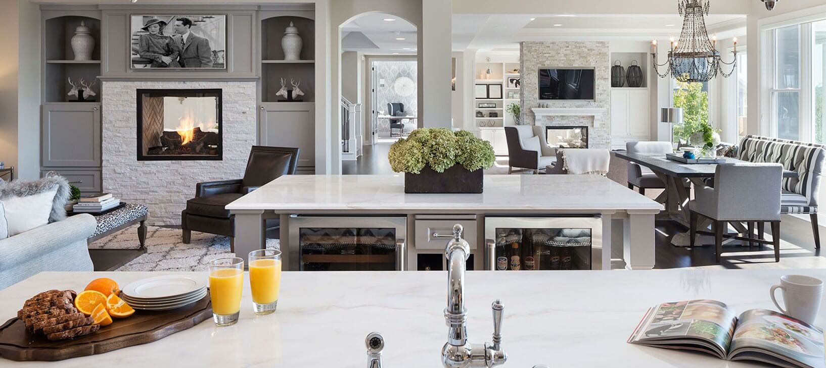 whole house remodeling kitchen, dining, seating